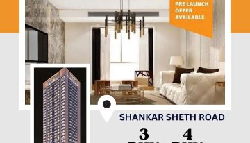 Exclusive 3 & 4 BHK Spacious Carpet Apartments at Shankar Sheth Road Near 7 loves Chowk, Pune